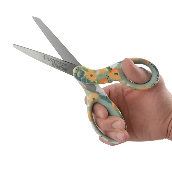 🎁 New Westcott Fashion Desk Set Sidekick, Scissors, Ruler and Mini Stapler - Picture 3 of 7